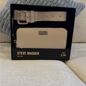 Steve Madden Beige Belt Bag for Men